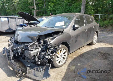 2013 Mazda Mazda3 I Grand Touring из США, поврежденный, VIN JM1BL1M7XD1796687